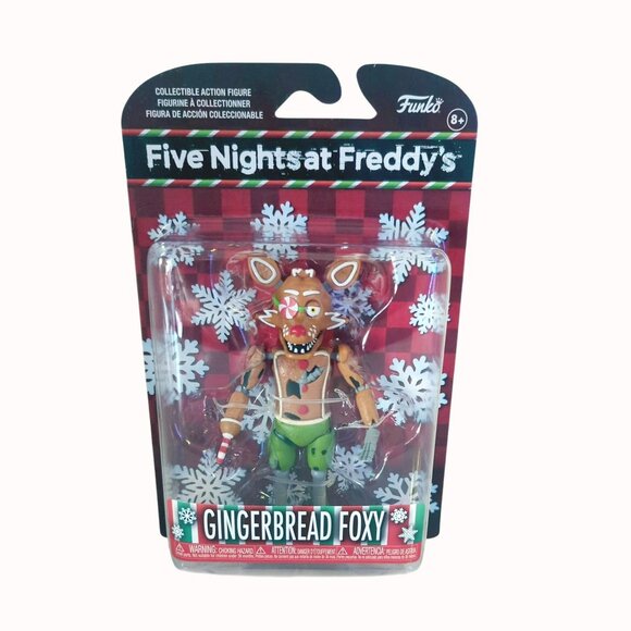 Five Nights at Freddy's Holiday Gingerbread Foxy Funko Action Figure FNAF - Picture 1 of 5